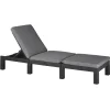 Leżak Antracyt 195 x 65 x 25.5 cm polipropylen Keter