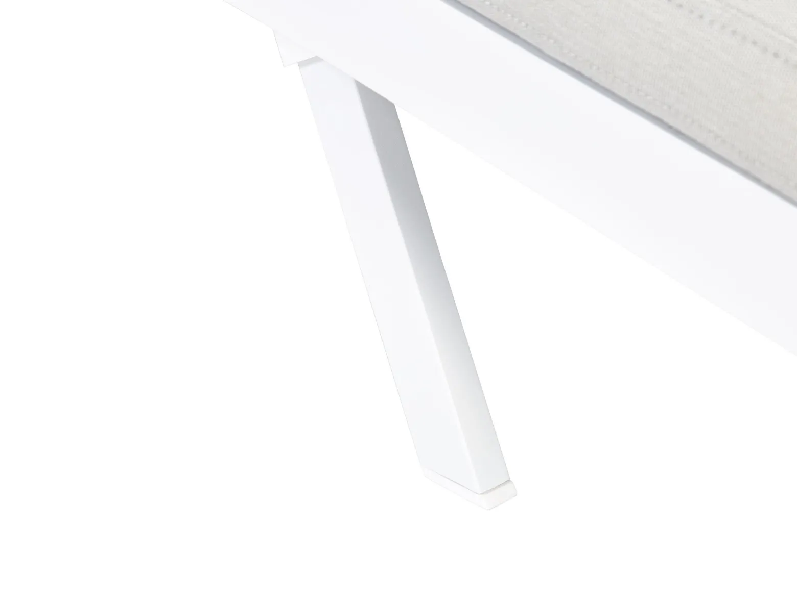 Leżaki ogrodowe aluminium jasnoszare