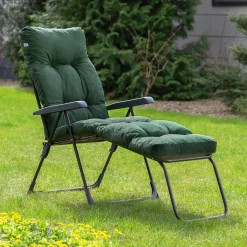 Leżak ogrodowy z podnóżkiem Tulon H024-32IB PATIO