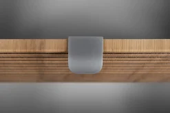 LOFT Szafka łazienkowa 80 czarna/craft z blatem czarnym