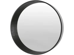 Lustro ścienne 50 cm czarne