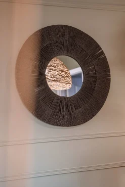 Lustro ścienne ETHNIC, Ø 76 cm