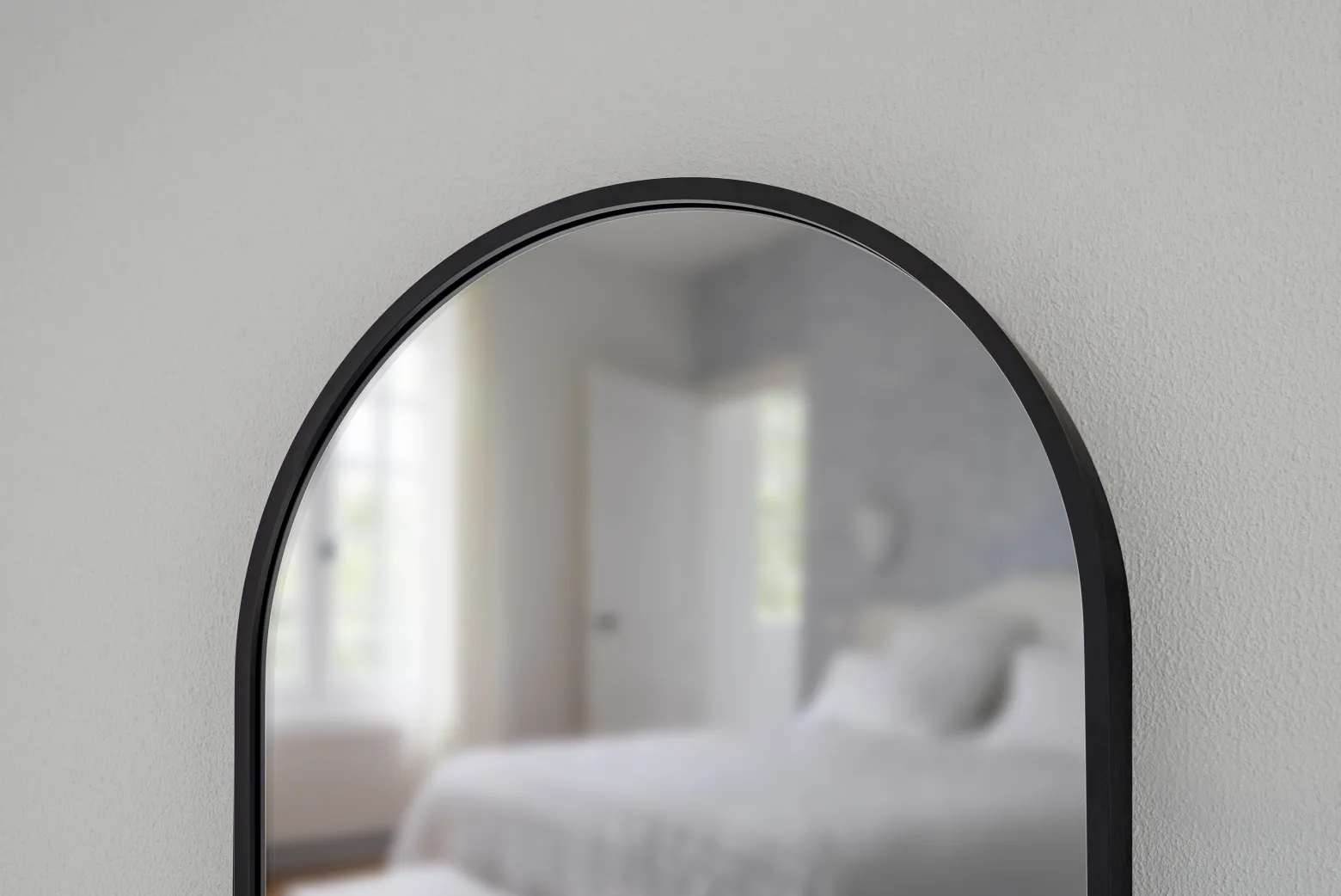 Lustro ścienne Joy Black 40x80 cm owalne czarne