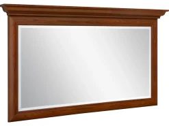 Lustro ścienne Kent 154,5x88 cm brązowe
