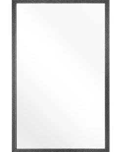 Lustro ścienne wiszące czarne ⌀ 60x90