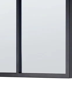 Lustro ścienne wiszące 38 x 132 cm czarne