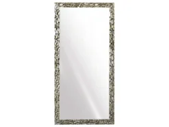 Lustro ścienne w ramie Monza 95x195 cm srebrne