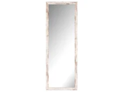 Lustro ścienne w ramie White Antique 66x186 cm białe