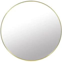 Lustro 70cm złota rama