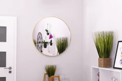 Lustro 70cm złota rama