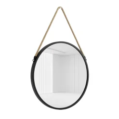 Lustro okrągłe na jutowym sznurku GEMA, Ø 37 cm
