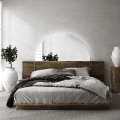 Lustro Półokrągłe LED do Makijażu Łazienkowe 1/2 fi80 cm