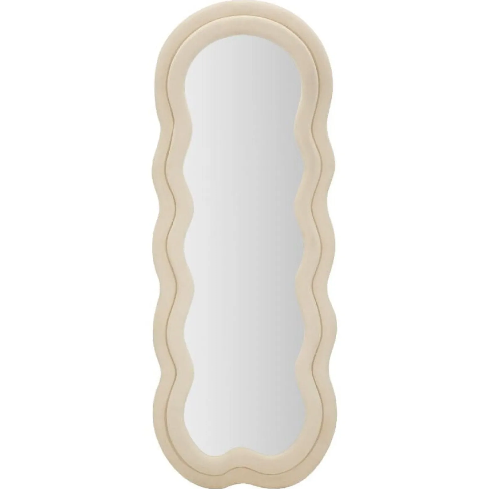 Lustro w nieregularnej ramie 160x60 cm ONDULATO