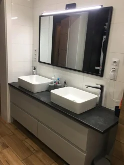 Lustro 50x40 W Czarnej Ramie Aluminiowej Mat Loft Bez Oświetlenia Loftowe