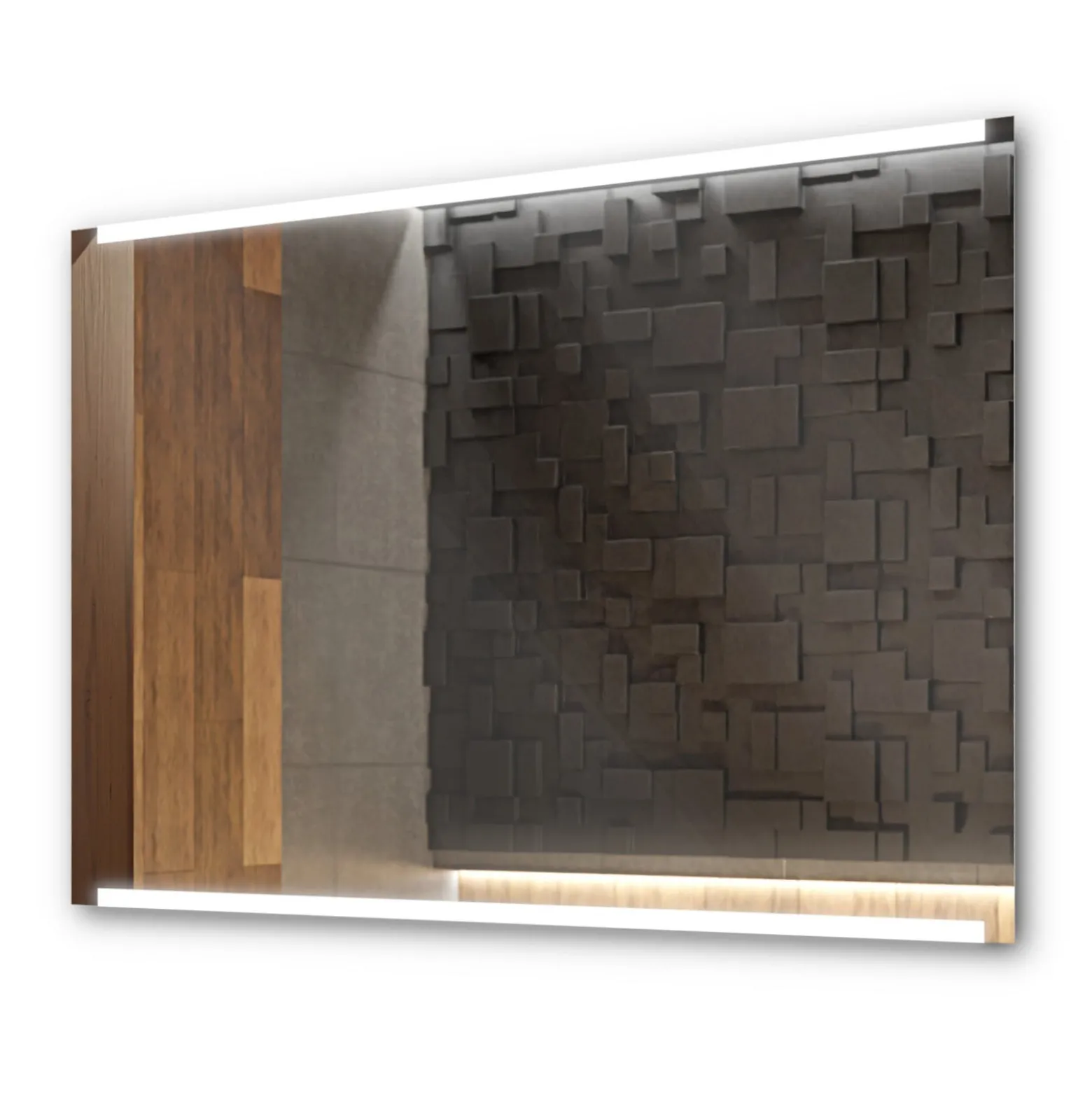 Lustro Z Oświetleniem Led Hobart - 70Cm, 50Cm