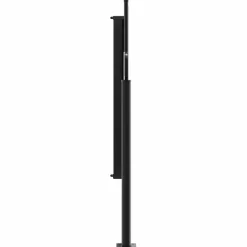 Markiza Boczna Tarasowa Balkonowa Czarna Zwijana Ogrodowa 117x300 cm