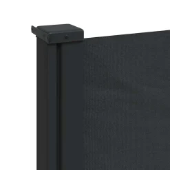 Markiza Boczna Tarasowa Balkonowa Czarna Zwijana Ogrodowa 117x300 cm