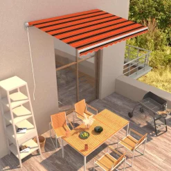 Markiza Tarasowa Balkonowa Ręcznie Zwijana Roleta Zadaszenie 350 x 250 cm