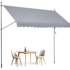 Markiza Tarasowa 400 x 120 cm z Korbką Ręczną