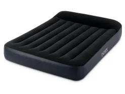 Materac dmuchany Intex dwuosobowy z pompką tłokową 191x137x25 cm