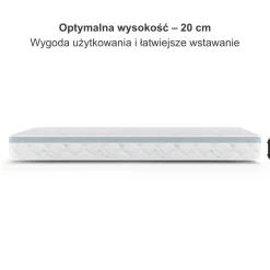Materac Medyczny Antyalergiczny 80x200 H2/H3 MEDIRO CARE