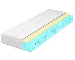 Materac piankowy 70x200 17cm ACTIV + Visco | Dwustronny H1/H2
