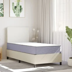 Materac Piankowy 70x200 cm Średnio Miękki Komfortowy Do Łóżka Sypialni