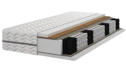 Materac pocket 7 stref + kokos H3/H4 , 19/20 cm - 80x200 cm