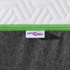 Materac Sprężynowy Do Sypialni Pokoju Biały i szary 80 x 200 cm