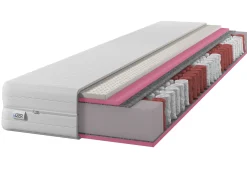 Materac sprężynowy GOLD HR + Lateks 70x200 23cm 7-stref H1/H2