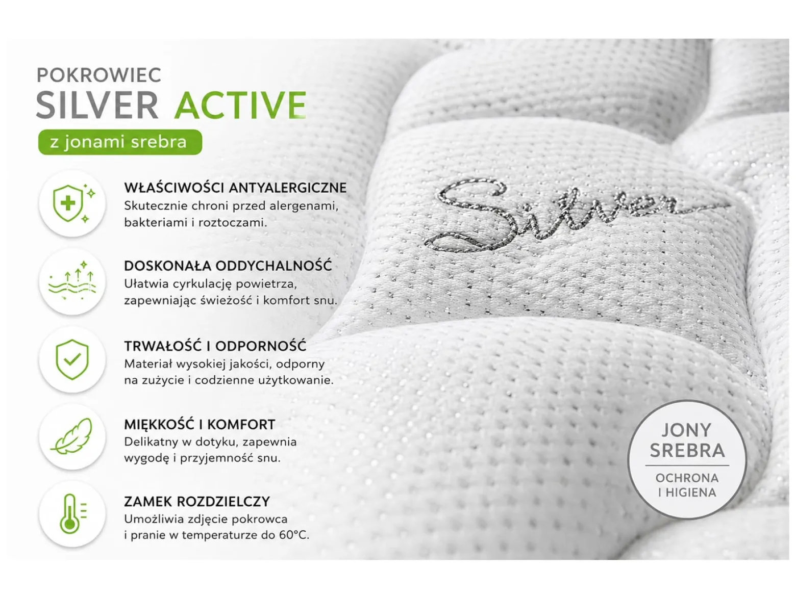 Materac sprężynowy multipocket Masimo 120x200 H3