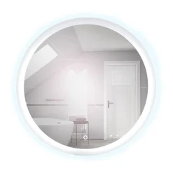 Meble łazienkowe SILDO MAX LED dąb artisan / biały laminat