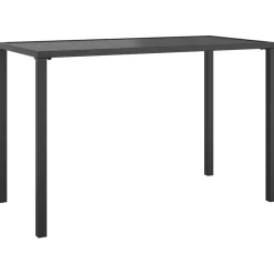 Meble ogrodowe Antracyt Stal Table + corner vidaXL