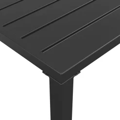 Meble ogrodowe Antracyt Stal Table + corner vidaXL