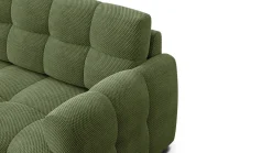 MELLOW sofa narożna 4 osobowa lewa, oliwkowa