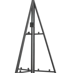 Metalowa choinka świąteczna do ozdobienia czarna 100 cm