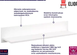 Minimalistyczna półka ścienna - Rinix
