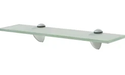 Mleczna wąska półka szklana 40x10 - Vereon