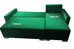 Najmniejszy narożnik MINI kolory 218x133cm