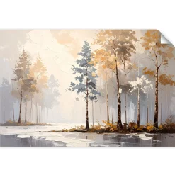 Naklejka na ścianę do salonu sypialni Feeby Las Drzewa Krajobraz 30x20