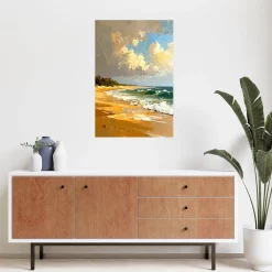 Naklejka samoprzylepna Feeby Krajobraz Morze Plaża 20x30