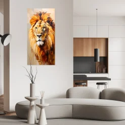 Naklejka samoprzylepna Feeby Lew Zwierzęta Afryka Natura 40x80