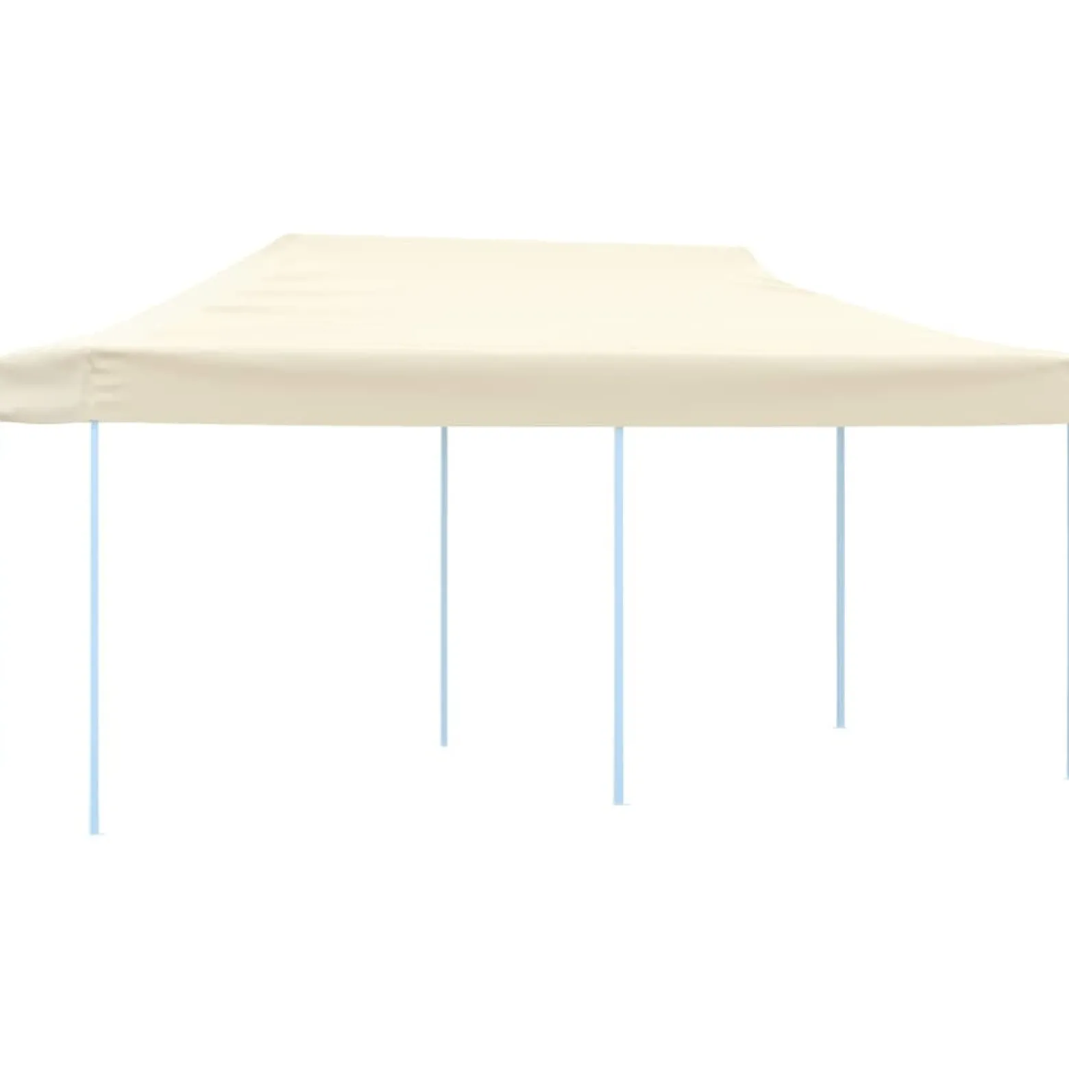 Namiot ogrodowy Kremowy Metal with 4 sidewalls vidaXL
