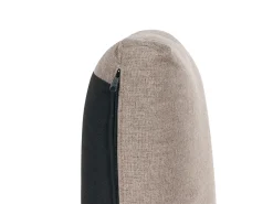 Narożna sofa modułowa tapicerowana 5-osobowa brązowa