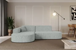 Narożnik lewostronne bez funkcji spania MARI-L1 243x171x79,5cm Zielony