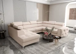 Narożnik orion max i z funkcją spania 225x350x255cm Tkanina