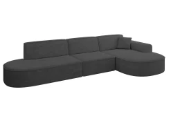 Narożnik prawostronny bez funkcji spania MARI-L2 328x171x79,5 Ciemnoszary