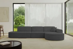 Narożnik prawostronny bez funkcji spania MARI-L2 328x171x79,5 Ciemnoszary