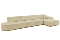 Narożnik prawostronny bez funkcji spania IREA-L3-v2 412x165x80 Beżowy