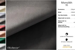 Narożnik prawostronny modułowy Tilmo-L2 - 490x194x70 cm Czarny